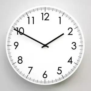 [텐바이텐]북유럽디자인 인테리어 벽시계(40cm) 화이트