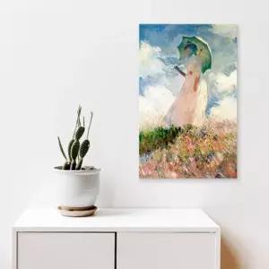 [텐바이텐]유화 캔버스 명화액자 모네 양산쓴여인