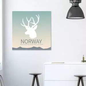 [텐바이텐]북유럽 캔버스 액자 노르웨이의 사슴