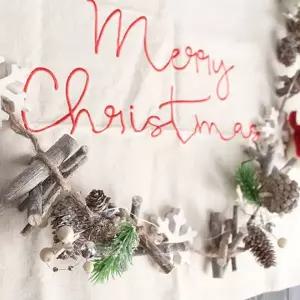 [텐바이텐]솔방울 우드 전구 가랜드_(1806406)