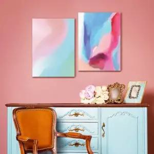 [텐바이텐]위모던 풍경 여행 북유럽 캔버스 아트 그림 추상화 액자