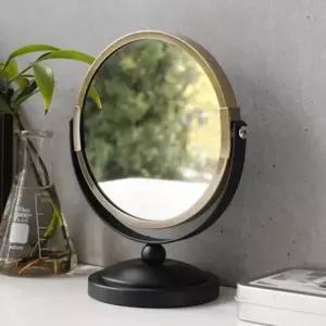 [텐바이텐]스탠드 원형 골드 거울 (5811)_(1824778)