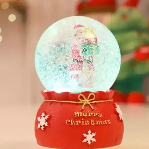 [텐바이텐]대형 리본 산타 워터볼 스노우볼 10cm