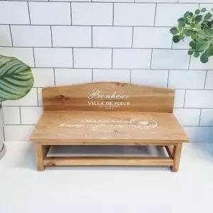 [텐바이텐]보네르 원목 우드 미니 벤치 선반