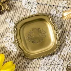 [텐바이텐]엔틱골드 사각 미니트레이