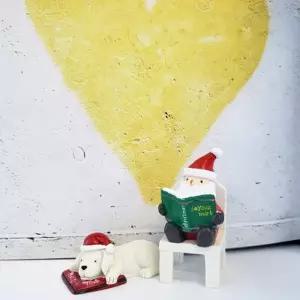 [텐바이텐]미니데코 책읽어주는 산타와 강아지