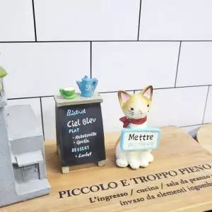 [텐바이텐]고양이 샤샤의 카페 데코 2p set