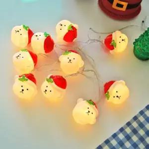 [텐바이텐]크리스마스 곰돌이 산타 가랜드 전구