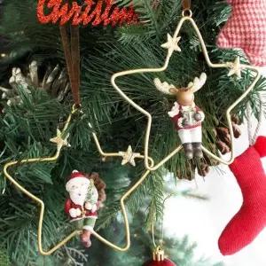 [텐바이텐]골드별 산타루돌프 오너먼트 (2type)