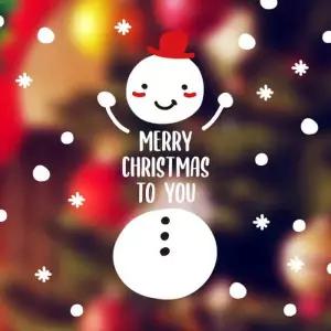 [텐바이텐]크리스마스 데코 그래픽스티커 꼬마눈사람 소형