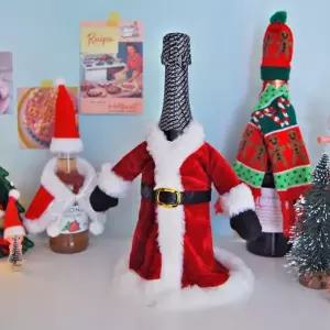 [텐바이텐]크리스마스 산타옷 와인 샴페인 커버