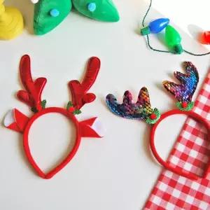 [텐바이텐]크리스마스 글리터 루돌프 머리띠(2종)