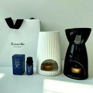 [텐바이텐][숙면향기선물]딥슬립 오일 버너 천연 밀랍초 티라이트 선물세트