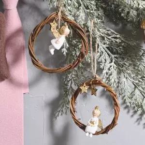 [텐바이텐]천사 우드링 오너먼트(2type)_(2078452)