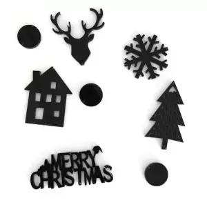 [텐바이텐]블랙 아크릴 크리스마스 가랜드 모빌