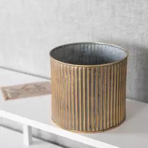 [텐바이텐]크리스마스트리 하단 커버 엔티크 철재화분 18x16cm (90cm 용)