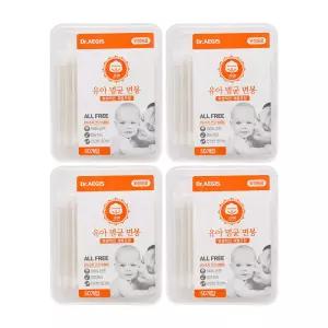 이지스 유아용 멸균면봉 50개입 x 4개 (개별포장) 종이