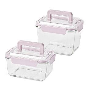 [세트]글라스락 퓨어 핸디 김치맛지킴이, 1.8L, 1개 + 2.5L, 1개