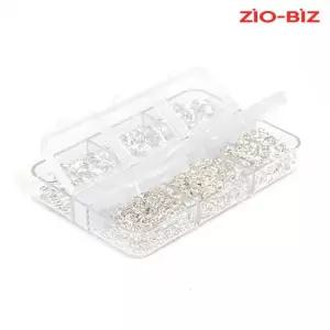 키링 부자재 스틸 오링 세트 920pcs 실버/열쇠고리 가방 DIY O링