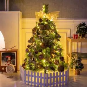 [텐바이텐]크리스마스 트리 나무 장식 풀세트 엔티크그린솔 90cm (양면)