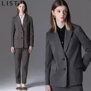 [리스트] 톡톡한 고급소재 포멀 투버튼 싱글 재킷