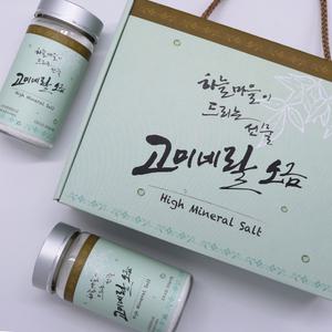 하늘마을 고미네랄 저나트륨 100% 해양심층수 깨끗한 소금  200gx2개입