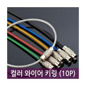 컬러 와이어 키링 (10P)