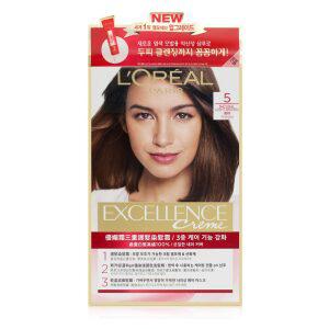[로레알파리] 로레알 뉴엑셀랑스 크림 염색약 5 (자연갈색)