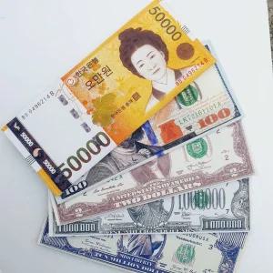 화폐지갑 신사임당 달러 돈지갑 골프