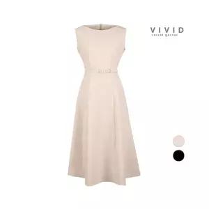 [하프클럽/비비드시크릿가너]여성 아델 나시 벨티드 원피스