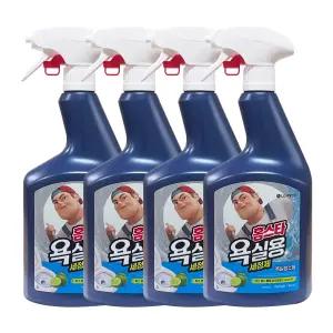 엘지생활건강 홈스타 맥스프레쉬 욕실용 세정제 900ml 4개 / 욕실 변기 물때 찌든때 곰팡이 청소세제