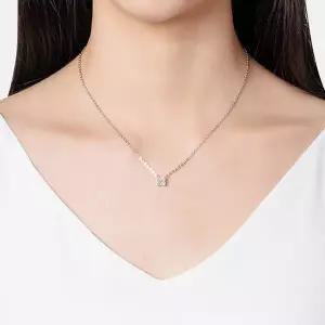 [로이드](센텀시티점)14K 1캐럿 프린세스컷 다이아몬드 목걸이 LND24029D