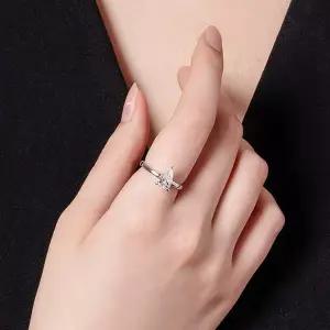 [로이드](센텀시티점)14K 1캐럿 페어컷 다이아몬드 솔리테어 반지 LRD24001D