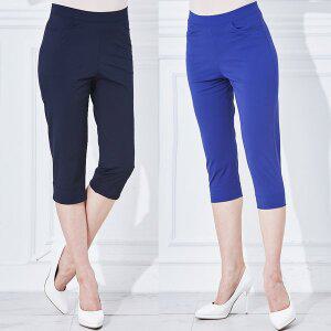 [까르죠아] 아이스 냉감 칠부 바지 레깅스 팬츠 엄마옷