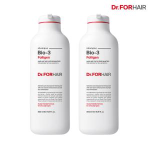 닥터포헤어 모발빠짐감소 뿌리볼륨개선 폴리젠 바이오3 샴푸 500mlx2