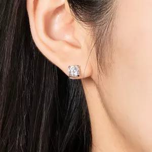 [로이드](센텀시티점)18K  2캐럿 4프롱 다이아몬드 귀걸이 LEB11211D