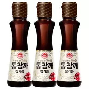 해표 통참깨 참기름 300ml 3개