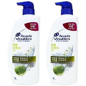 헤드앤숄더 애플 프레쉬 샴푸 850ml 2개