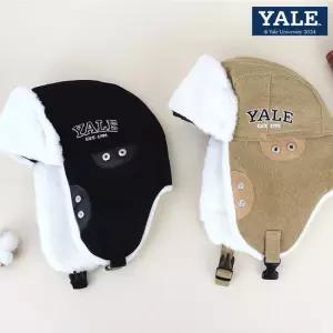 겨울모자 예일 베이직 방한모자 남녀공용 귀도리방한모 주니어