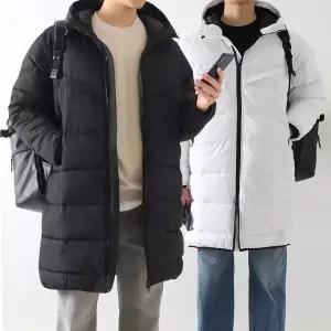 루니 헤비 후드 롱 패딩 점퍼 남여공용 빅사이즈 ZZBJP032