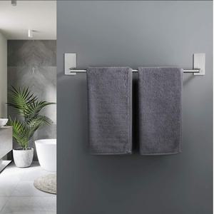 로에드 304 무타공 접착식 스텐 욕실 수건걸이 40cm