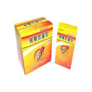 쥐매트골드 2매입 10개 쥐끈끈이 본드 트랩 쥐약 유인향 배합