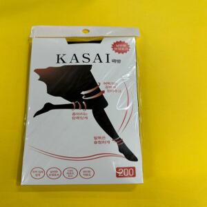 1 P / 카사이 스타킹 200 D 데니아 / 힙업 압박스타킹 블랙  요거다