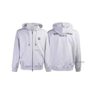 [롯데백화점]우영미 FW24 남성 백로고 후드 집업 W243TS47 740G