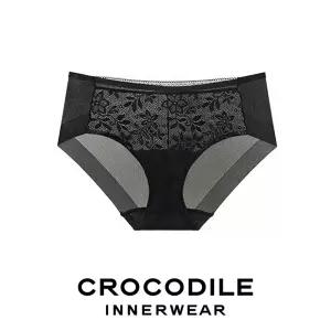 [크로커다일] 레이스 프리컷 퓨징 팬티 블랙 CDWPT2M04T