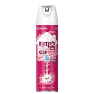 해피홈 에어졸 에어로솔 수성 살충제 자몽향 500ml 파리/모기/바퀴벌레 살충제