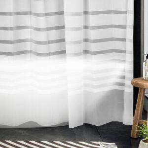 욕조 화이트스트라이프 파티션 투명샤워커튼 샤워커튼 욕조파티션 화장실 욕실