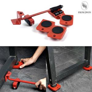 무거운 물건 옮기기 가정용 리프트 지렛대 가구 이동 바퀴 냉장고 세탁기