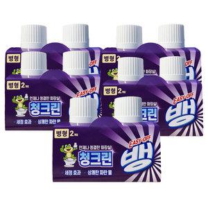 이지오프뱅 청크린 병형 변기세정제 변기파란물 180g 10개