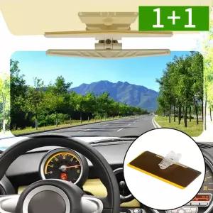 [1개+1개] 자외선차단 차량용 햇빛가리개 앞유리 썬바이저 운전석 썬가드 햇빛 가리개